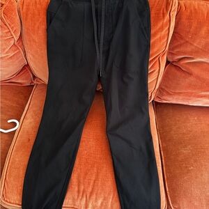 lululemon athletica Men's Black Drawstring Joggers